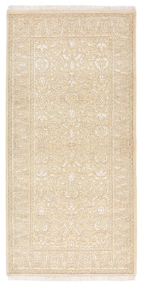 Orientalsk tæppe - 144 x 73 cm - lys beige