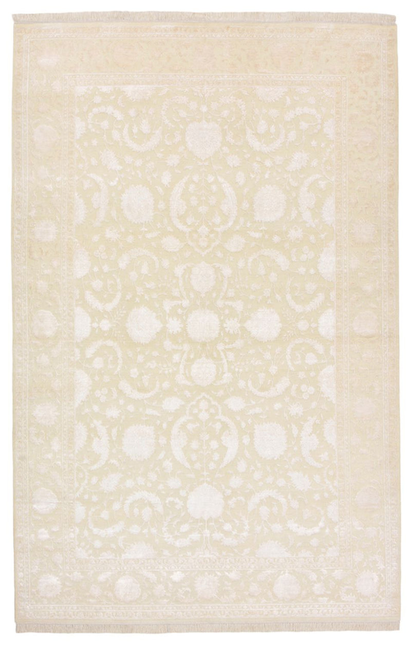Orientalsk tæppe - 307 x 200 cm - lys beige