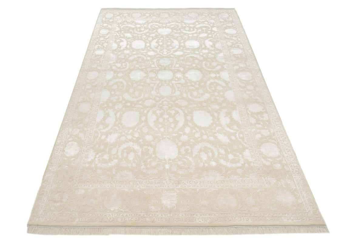Orientalsk tæppe - 307 x 200 cm - lys beige