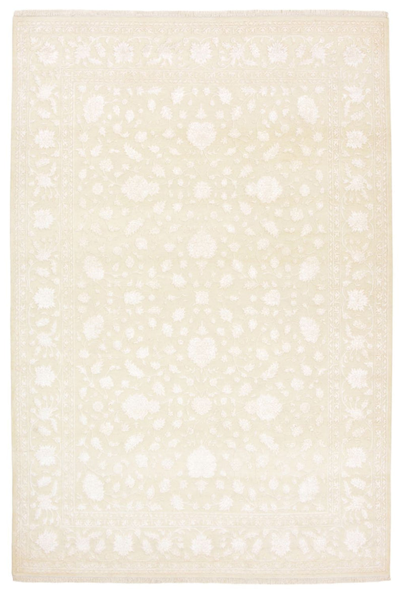 Orientalsk tæppe - 299 x 204 cm - lys beige