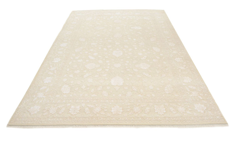 Orientalsk tæppe - 299 x 204 cm - lys beige