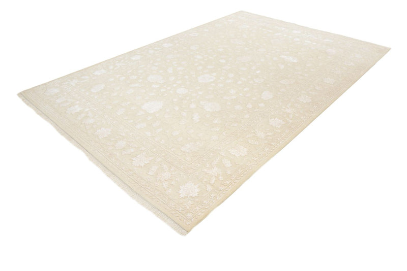 Orientalsk tæppe - 299 x 204 cm - lys beige