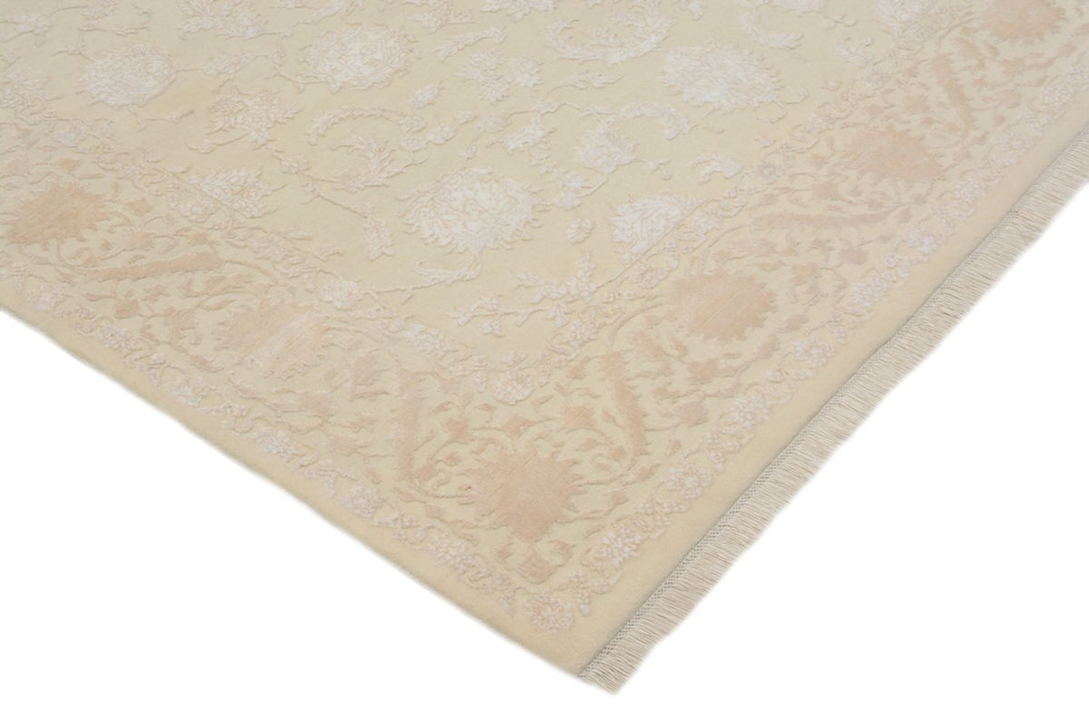 Orientalsk tæppe - 242 x 170 cm - lys beige