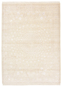 Orientalsk tæppe - 241 x 176 cm - creme