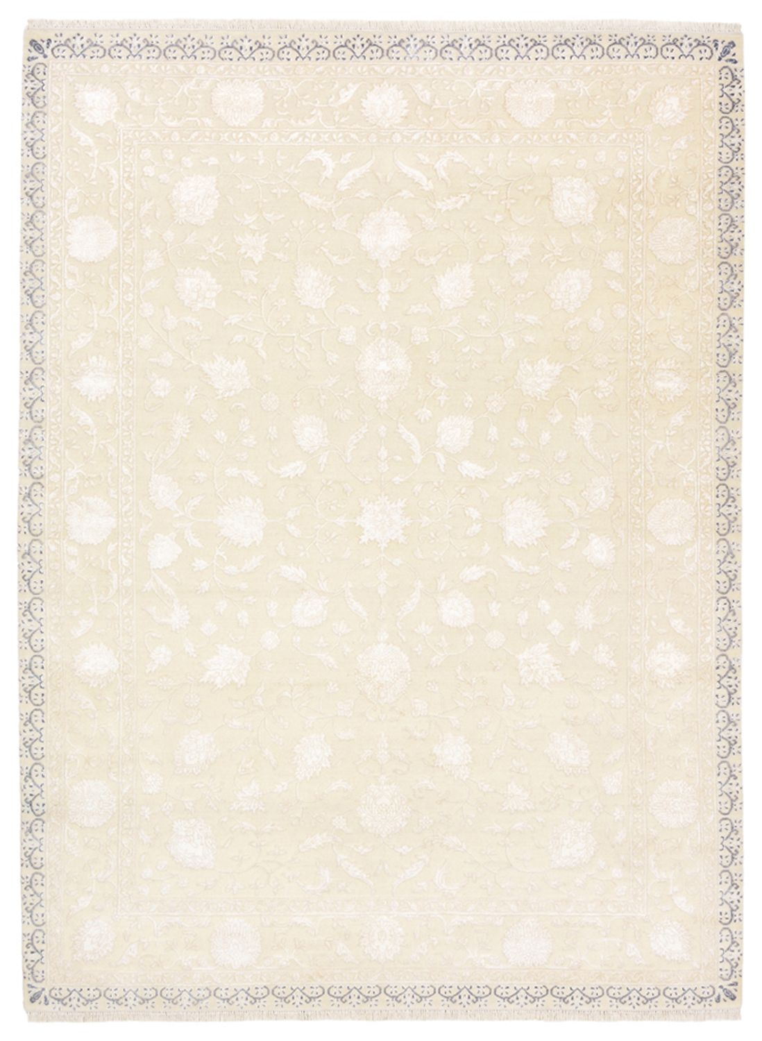 Orientalsk tæppe - 238 x 176 cm - creme