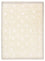 Orientalsk tæppe - 238 x 176 cm - creme