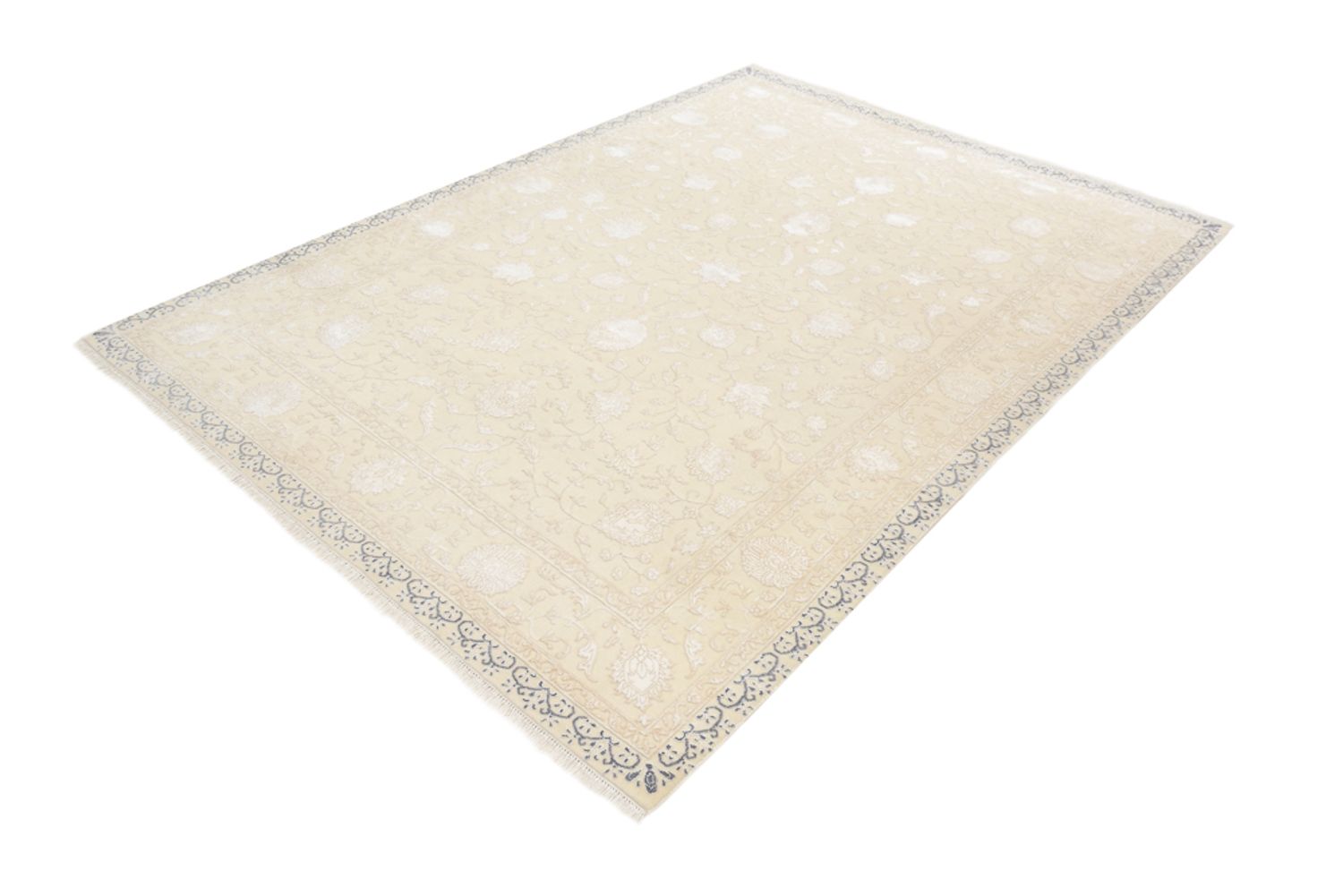 Orientalsk tæppe - 238 x 176 cm - creme