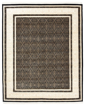 Orientalsk tæppe - 246 x 204 cm - antracit