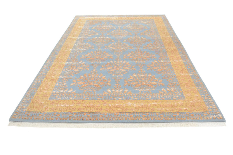 Orientalsk tæppe - 307 x 206 cm - lyseblå