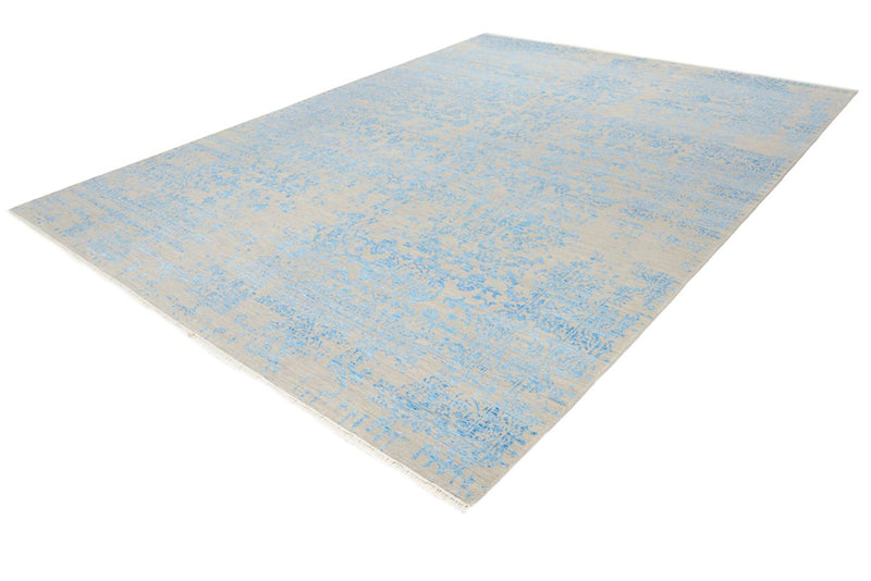 Designer tæppe - 308 x 246 cm - blå