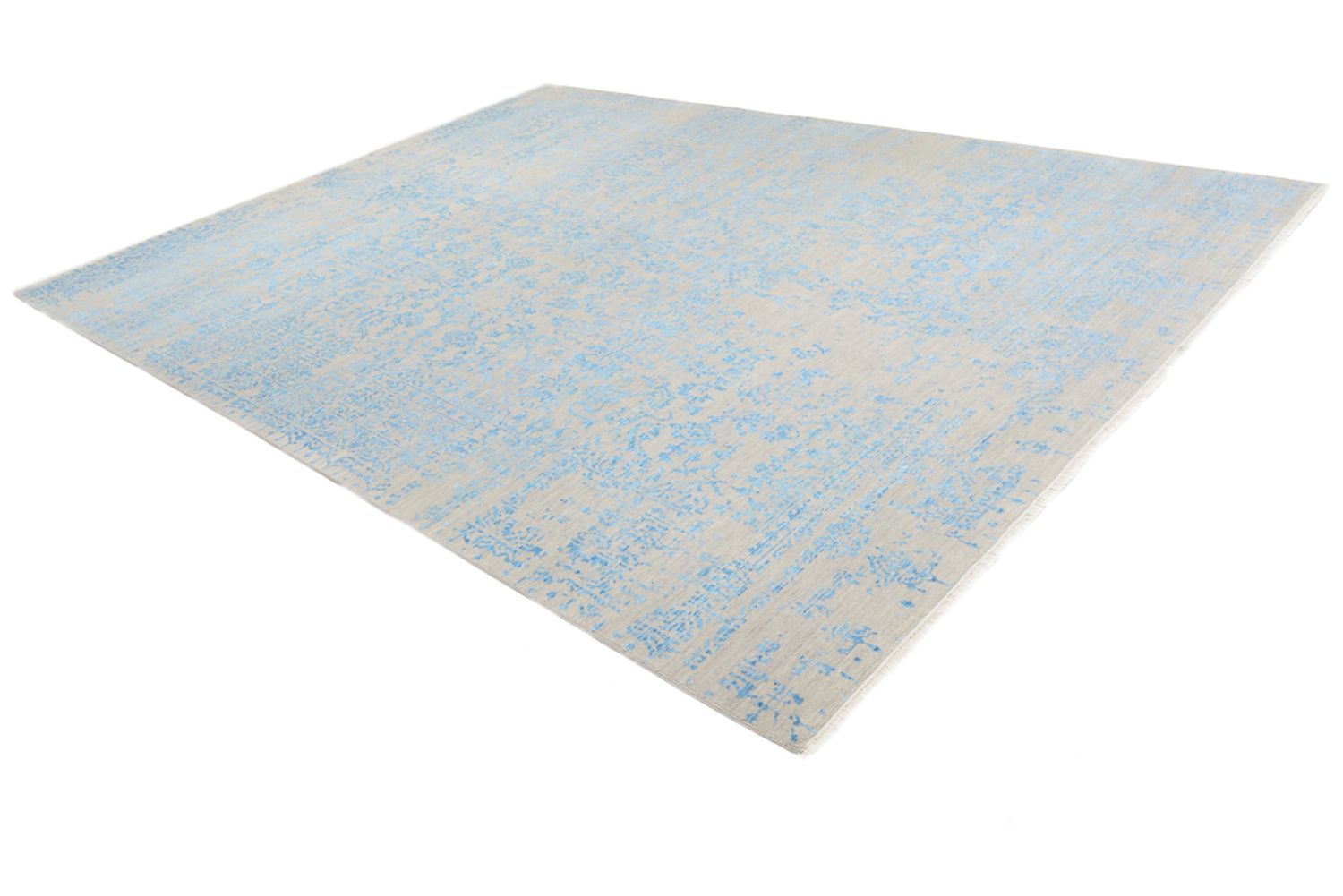 Designer tæppe - 308 x 246 cm - blå