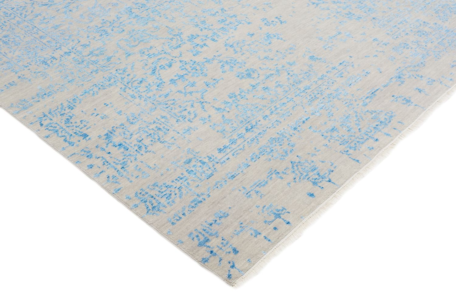 Designer tæppe - 308 x 246 cm - blå