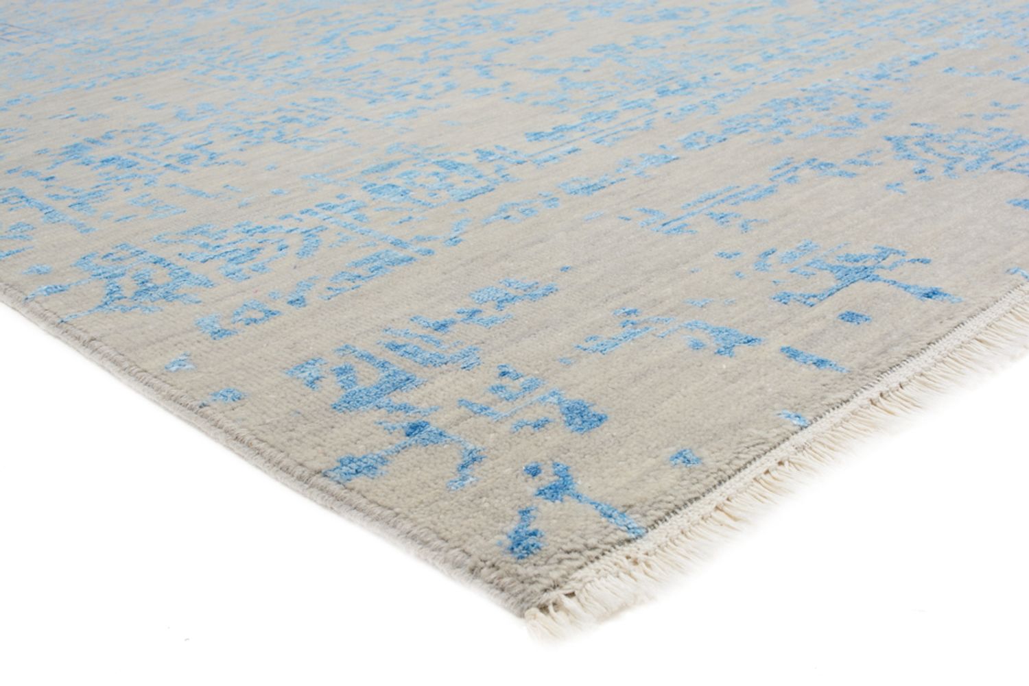 Designer tæppe - 308 x 246 cm - blå
