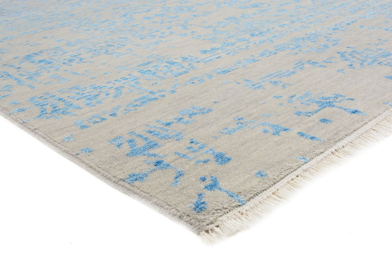 Designer tæppe - 308 x 246 cm - blå