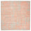 Designer tæppe firkantet  - 248 x 247 cm - orange