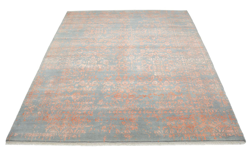 Designer tæppe firkantet  - 248 x 247 cm - orange