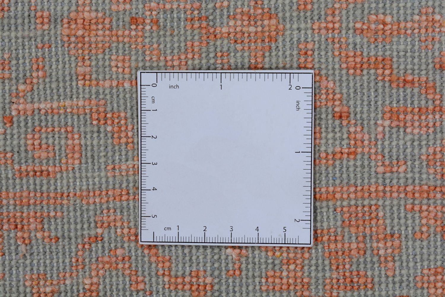 Designer tæppe firkantet  - 248 x 247 cm - orange