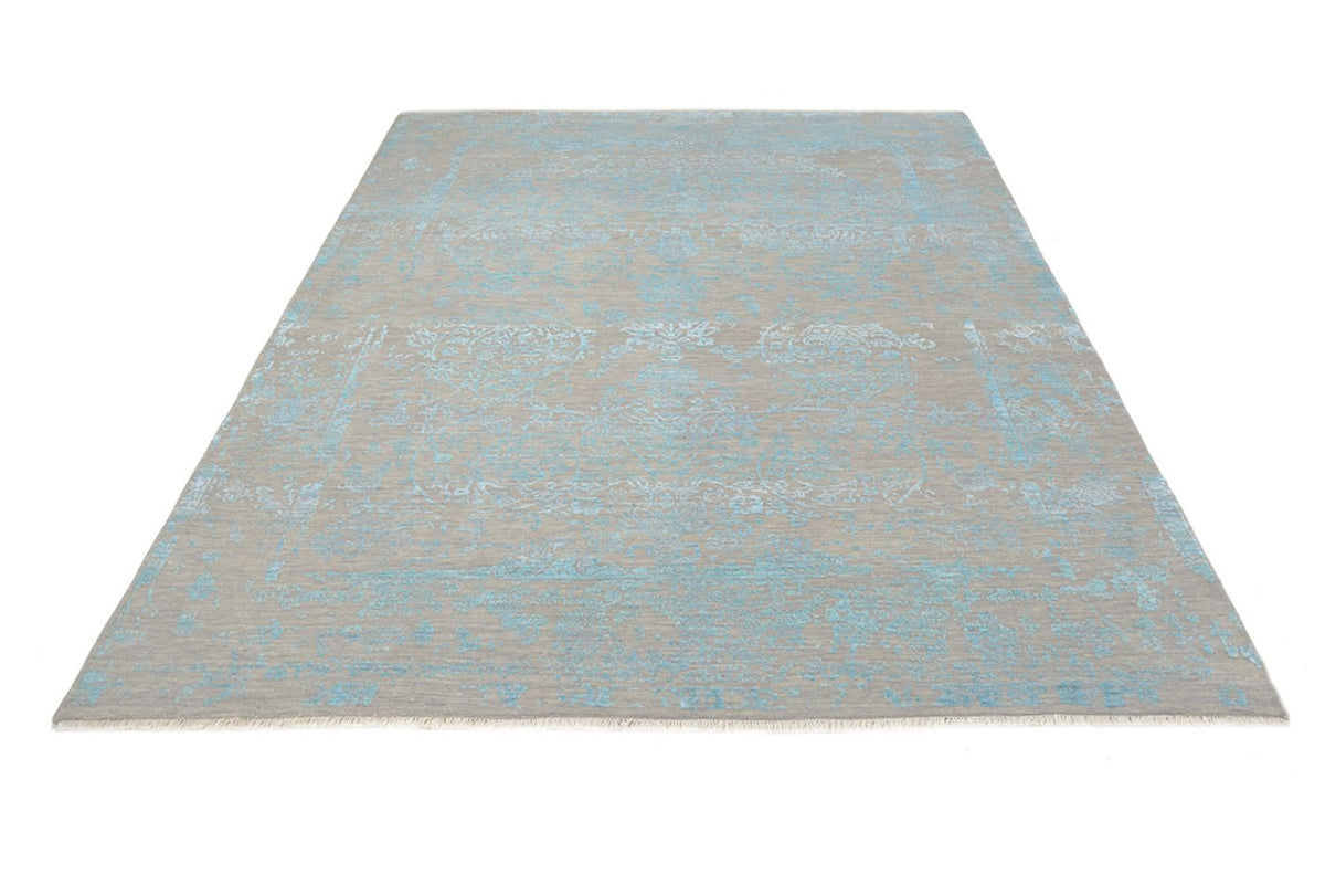 Designer tæppe - 401 x 307 cm - lyseblå