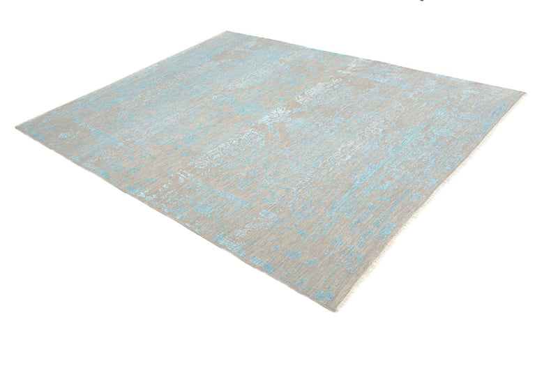 Designer tæppe - 401 x 307 cm - lyseblå