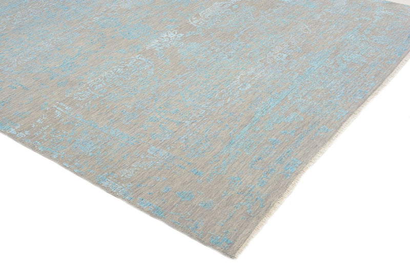 Designer tæppe - 401 x 307 cm - lyseblå