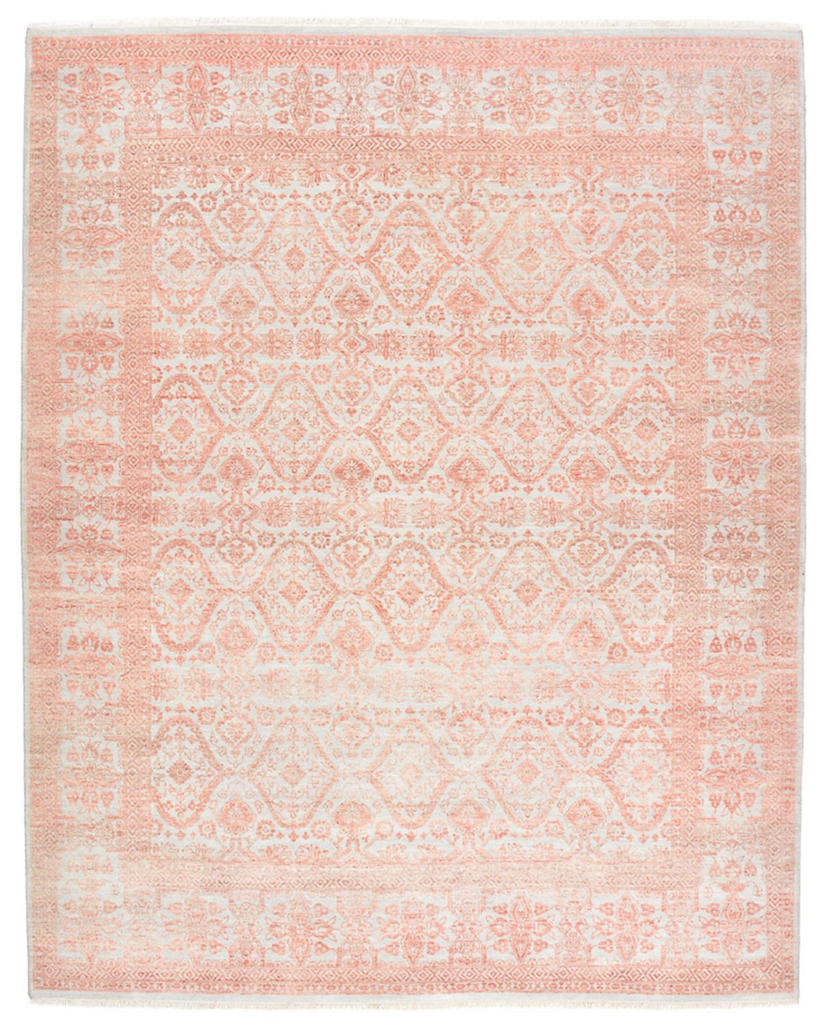 Designer tæppe - 308 x 249 cm - lysrød