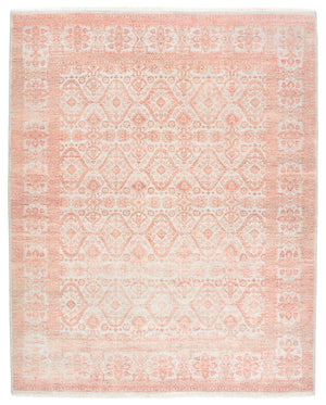 Designer tæppe - 308 x 249 cm - lysrød