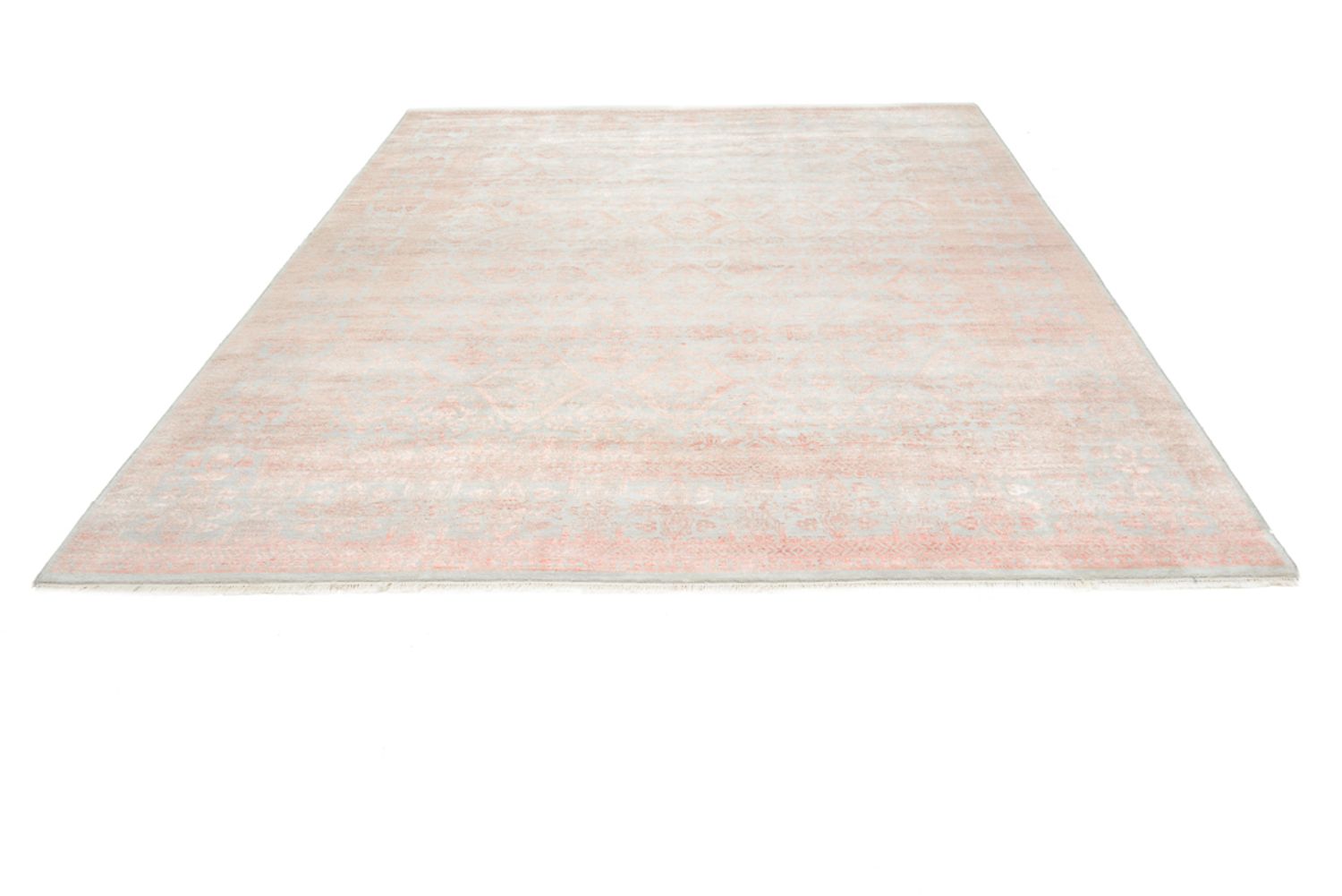 Designer tæppe - 308 x 249 cm - lysrød