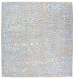 Designer tæppe - 289 x 274 cm - lyseblå