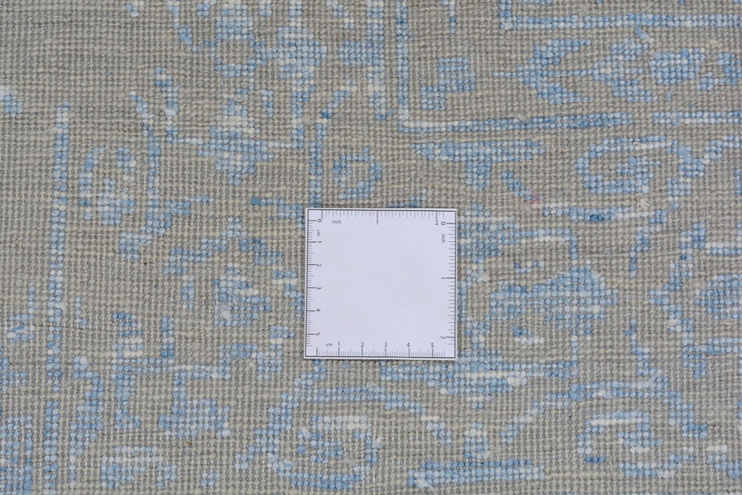 Designer tæppe - 289 x 274 cm - lyseblå