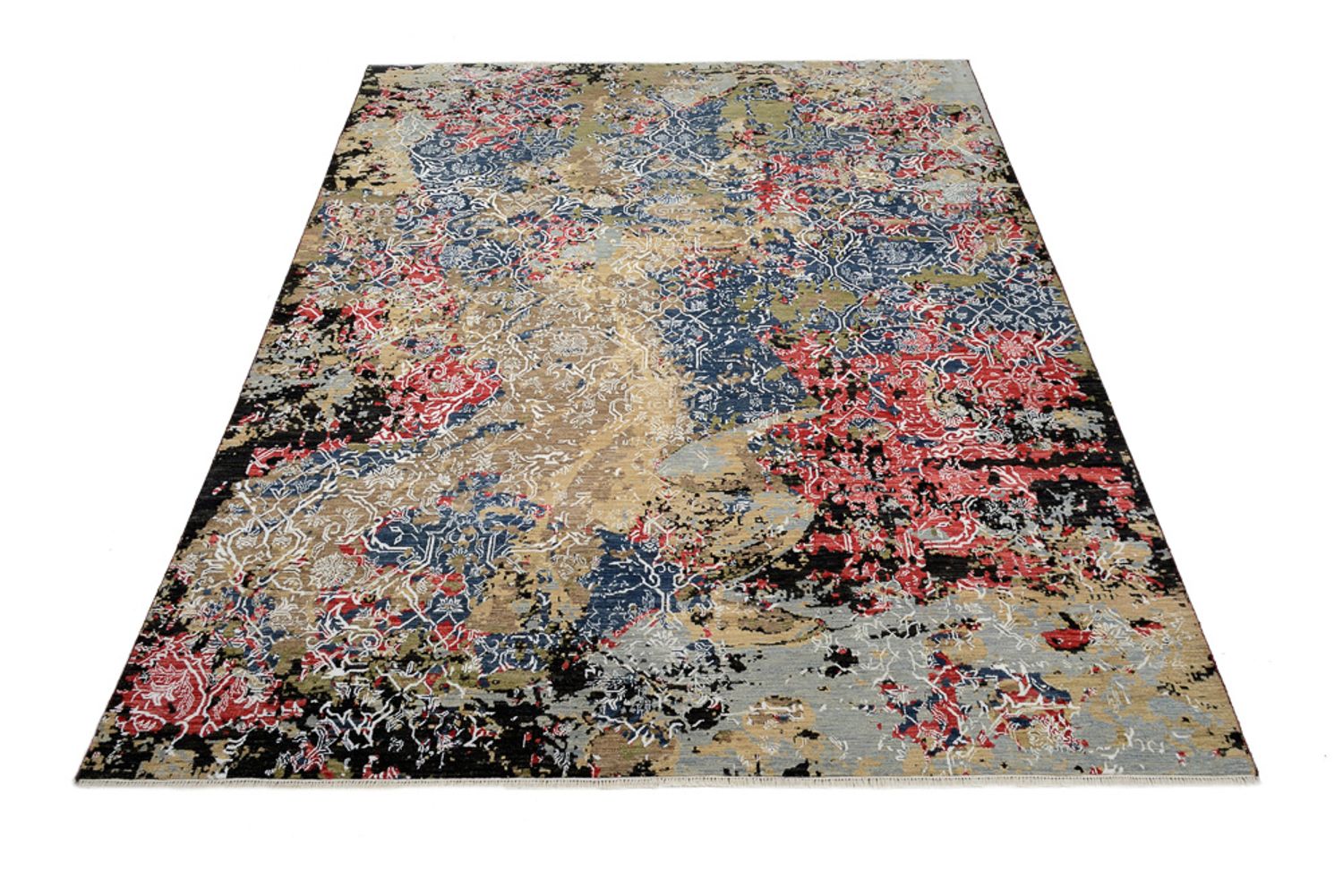 Designer tæppe - 359 x 272 cm - flerfarvet