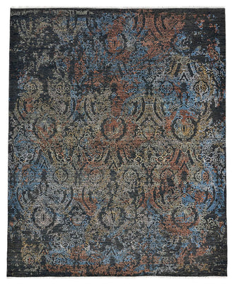 Designer tæppe - 304 x 250 cm - flerfarvet