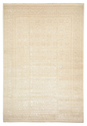 Designer tæppe - 541 x 364 cm - lys beige