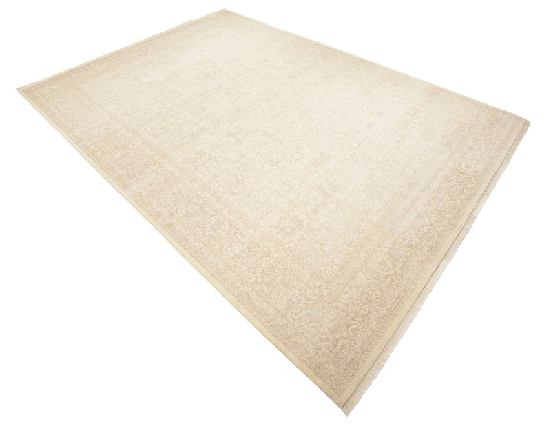 Designer tæppe - 541 x 364 cm - lys beige