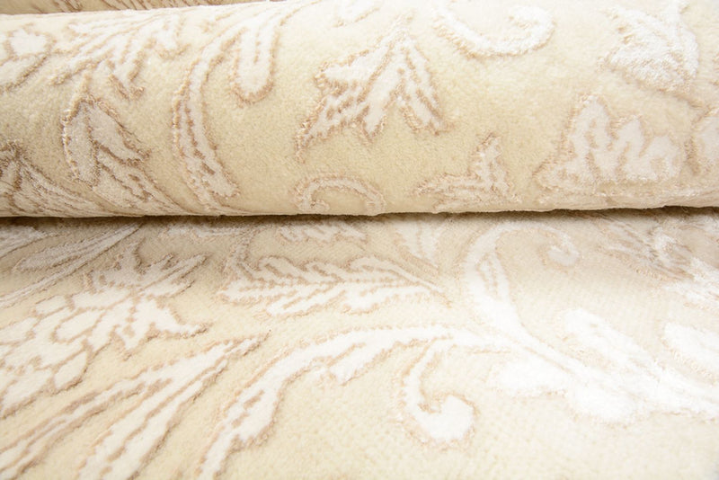 Designer tæppe - 541 x 364 cm - lys beige