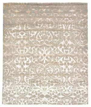 Designer tæppe - 288 x 242 cm - lysegrå