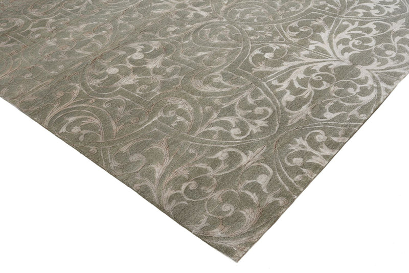 Designer tæppe - 288 x 242 cm - lysegrå
