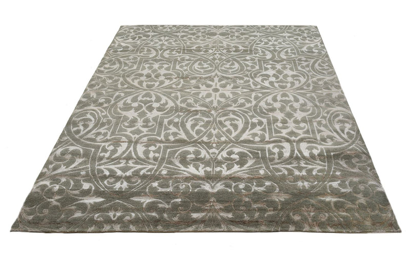 Designer tæppe - 288 x 242 cm - lysegrå