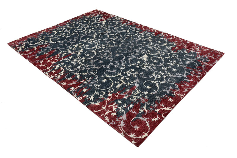 Designer tæppe - 242 x 171 cm - mørkegrå