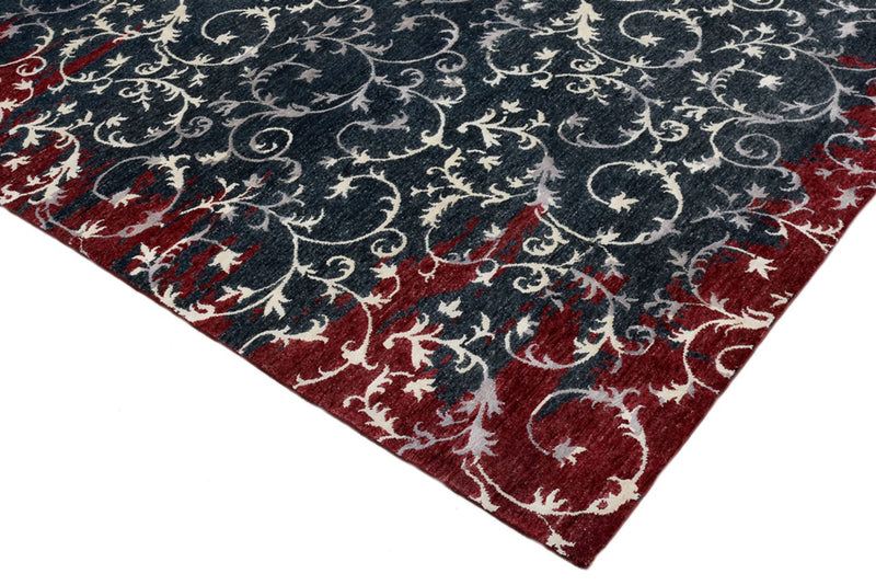 Designer tæppe - 242 x 171 cm - mørkegrå