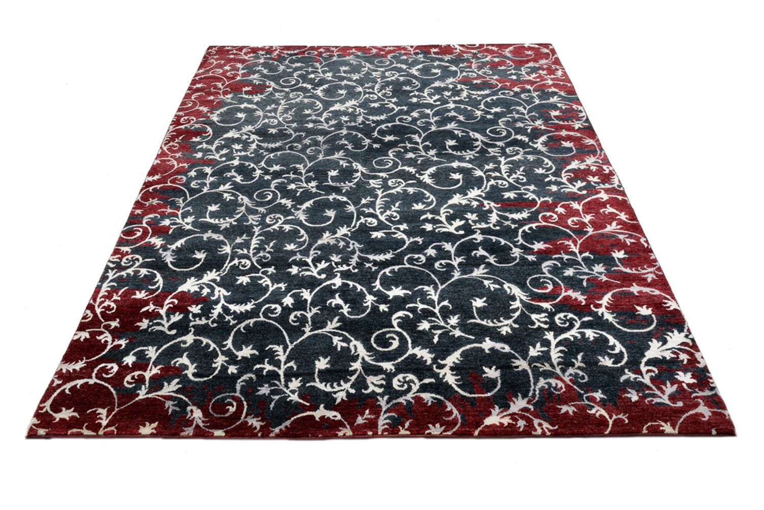 Designer tæppe - 242 x 171 cm - mørkegrå