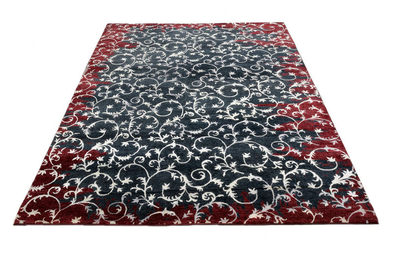 Designer tæppe - 242 x 171 cm - mørkegrå