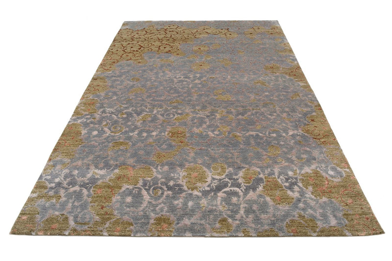 Designer tæppe - 273 x 182 cm - olivengrøn