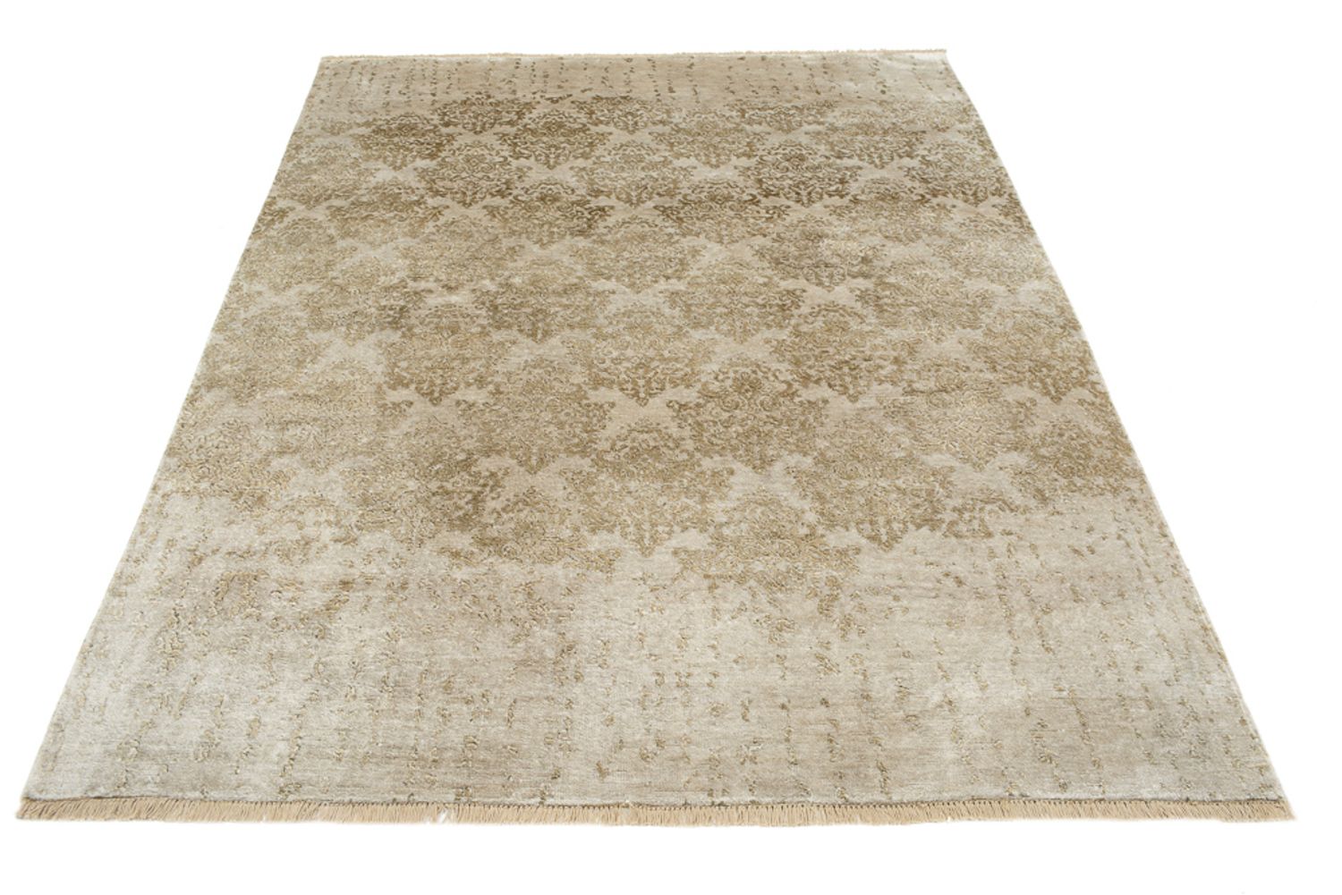 Designer tæppe - 237 x 170 cm - olivengrøn