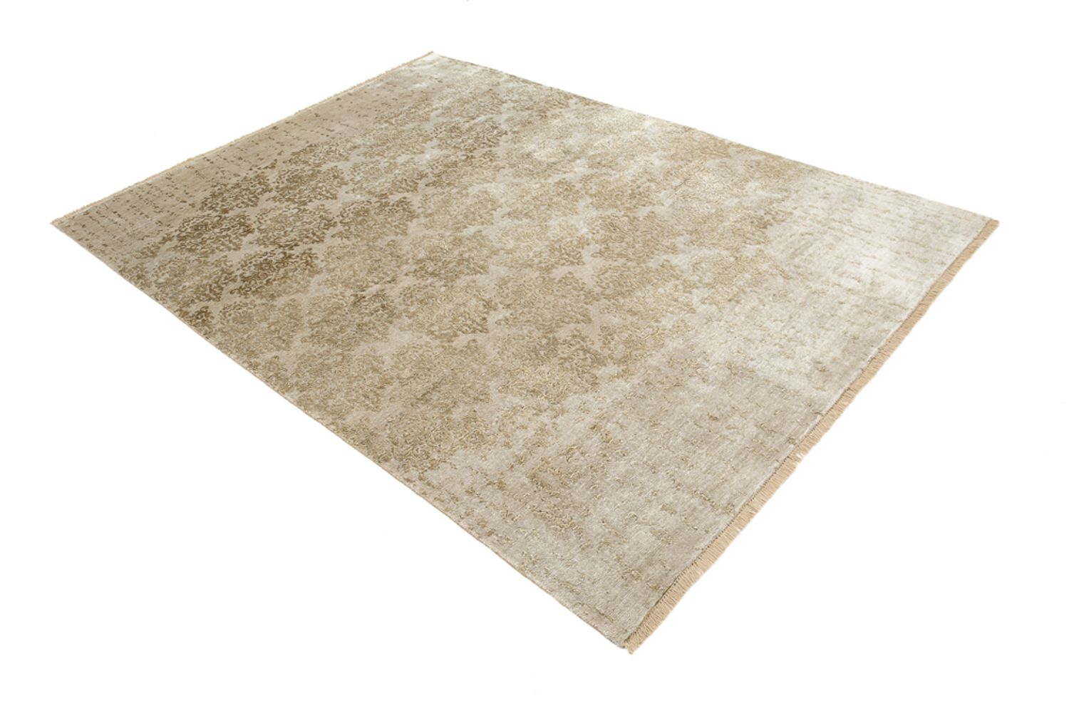Designer tæppe - 237 x 170 cm - olivengrøn