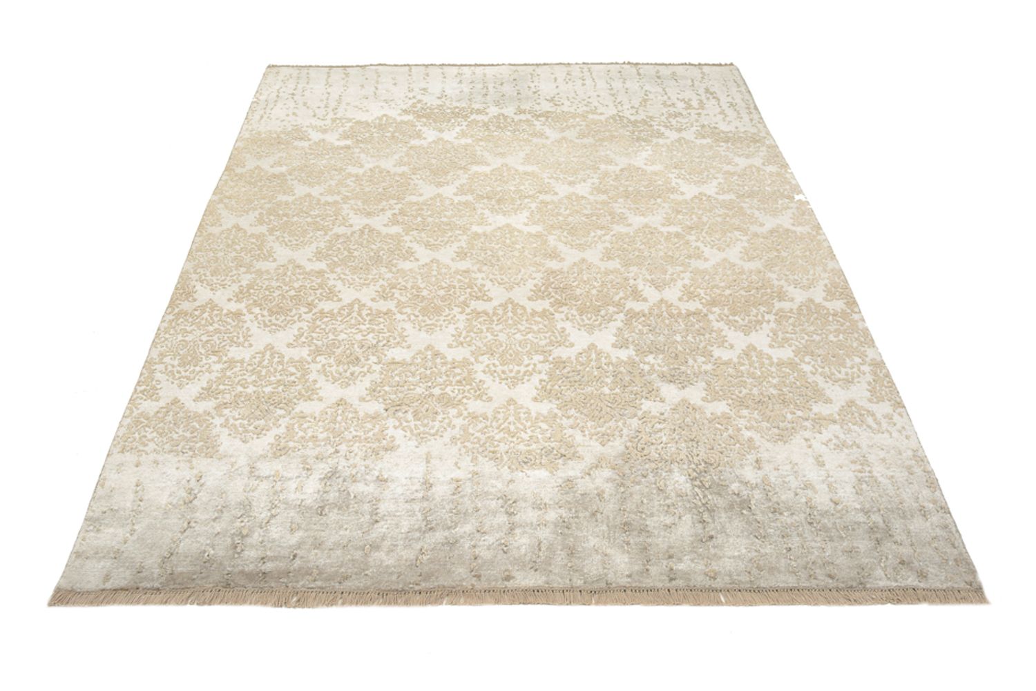 Designer tæppe - 237 x 170 cm - olivengrøn