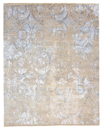 Designer tæppe - 303 x 239 cm - mørk beige