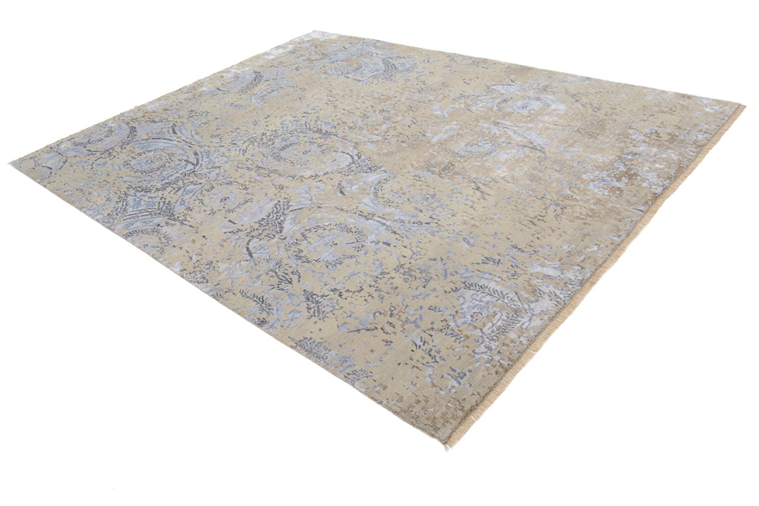 Designer tæppe - 303 x 239 cm - mørk beige