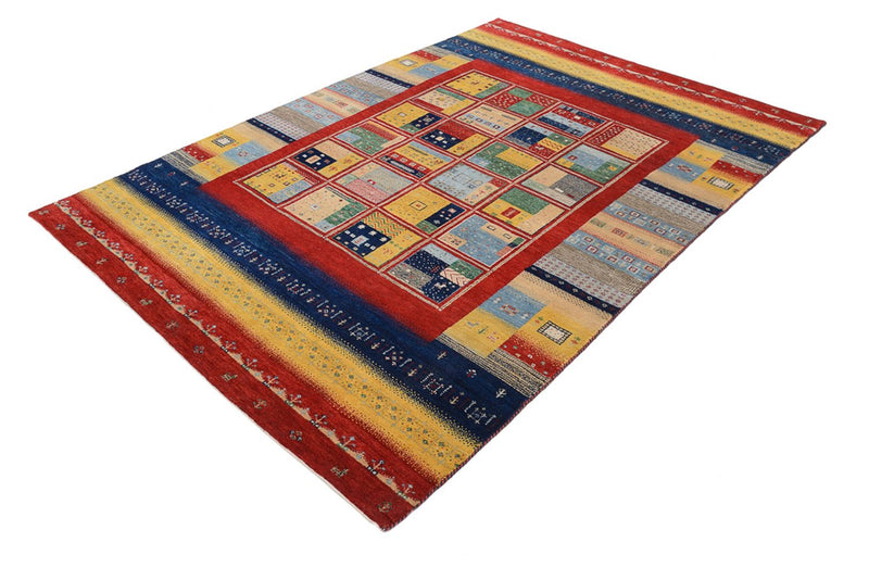 Gabbeh-tæppe - Loribaft Indus - 240 x 173 cm - flerfarvet