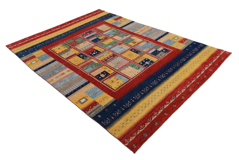 Gabbeh-tæppe - Loribaft Indus - 240 x 173 cm - flerfarvet