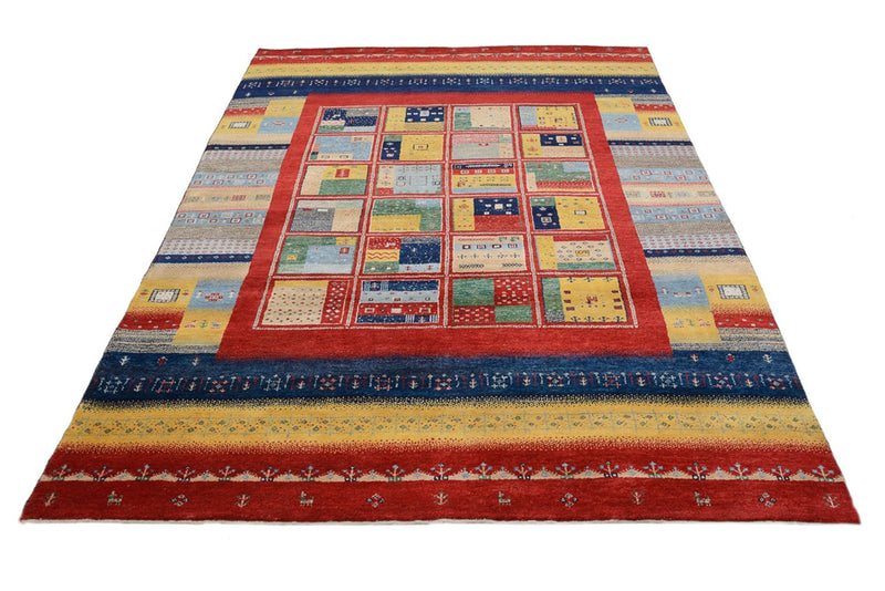 Gabbeh-tæppe - Loribaft Indus - 240 x 173 cm - flerfarvet